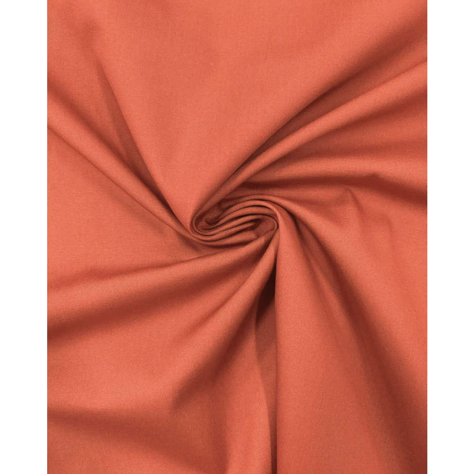 Cotton Poplin Fabric Brick Driessen Fabrics cotton-poplin-fabric-brick-driessen-fabrics