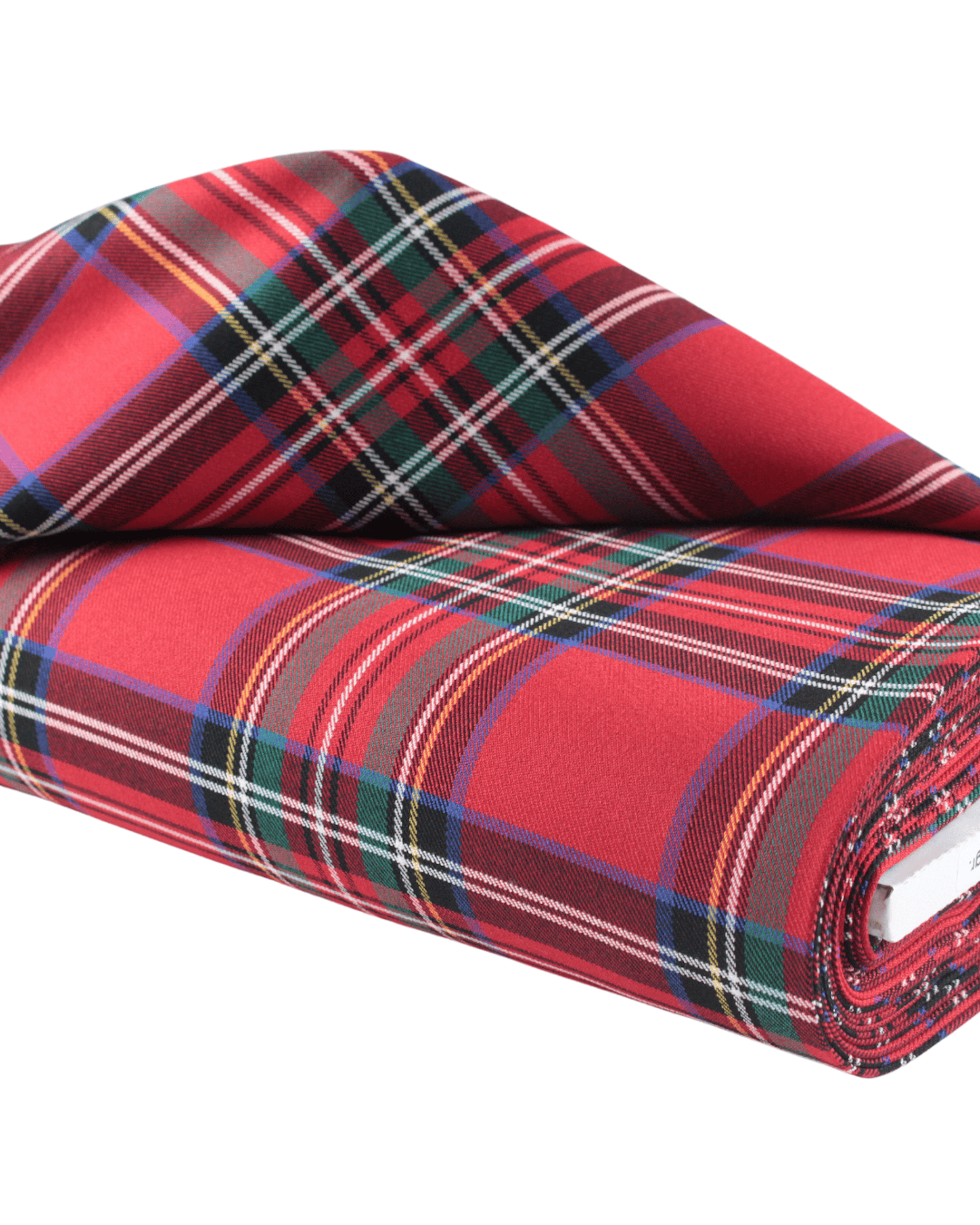 Schotse ruit stretch stewart rood groot | €6.95 - Driessen Stoffen