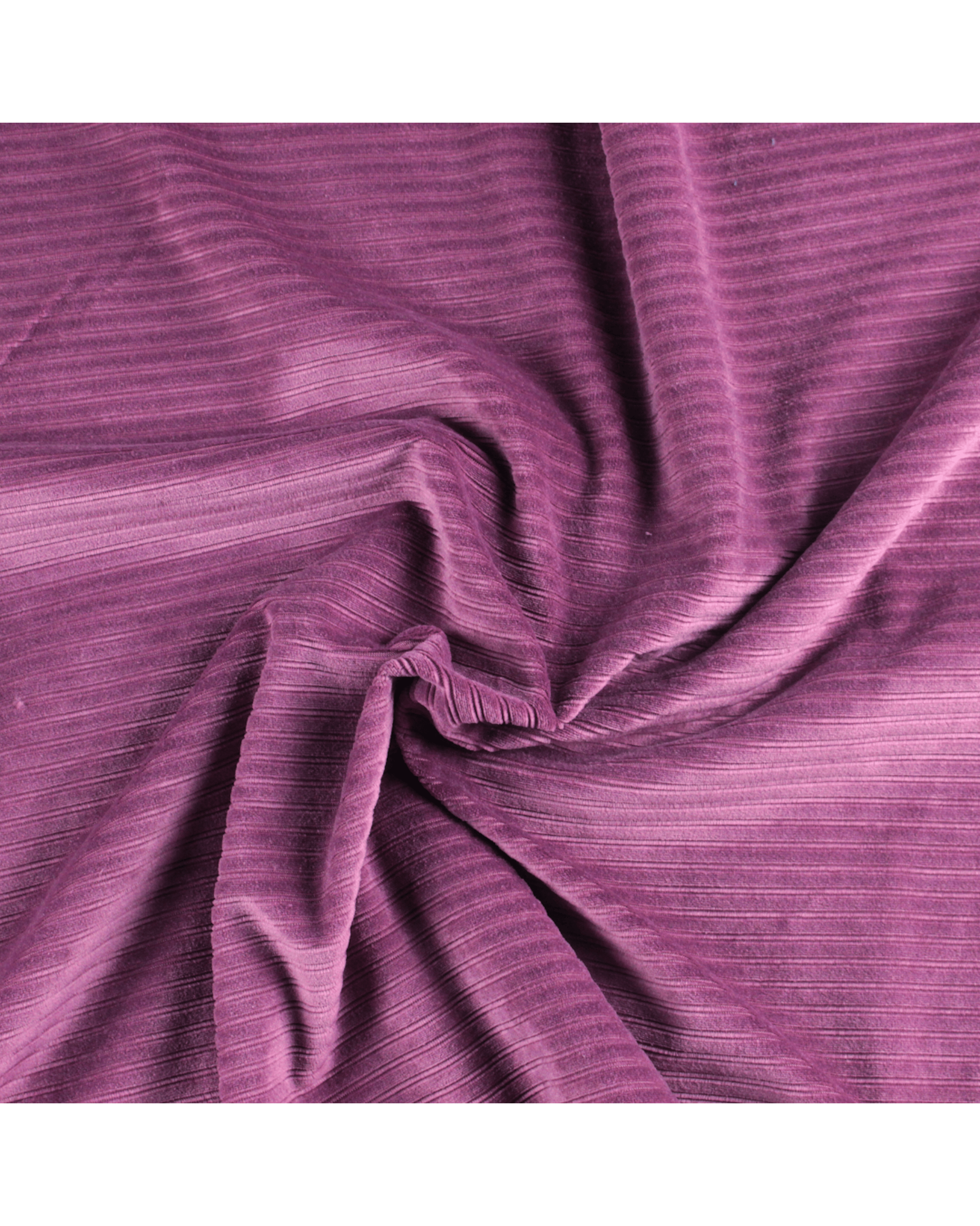 Velvet rib stretch donker oud roze - Driessen Fabrics